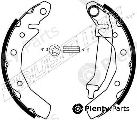 TRUSTING part 027.002 (027002) Brake Shoe Set
