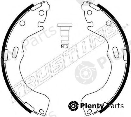  TRUSTING part 049.150 (049150) Brake Shoe Set