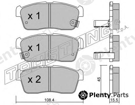  TRUSTING part 430.0 (4300) Brake Pad Set, disc brake