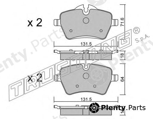  TRUSTING part 784.0 (7840) Brake Pad Set, disc brake