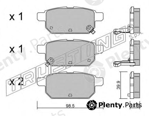  TRUSTING part 933.0 (9330) Brake Pad Set, disc brake