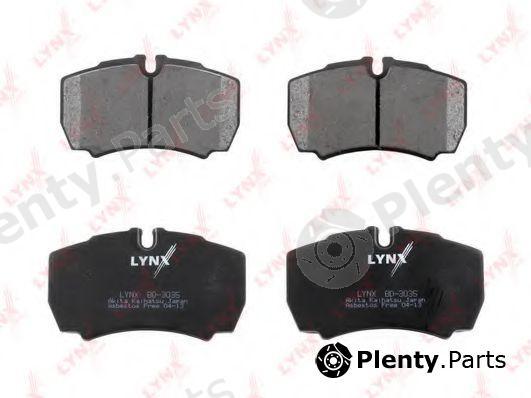  LYNXauto part BD3035 Brake Pad Set, disc brake