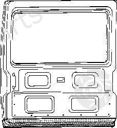  VAN WEZEL part 3070274 Door, body