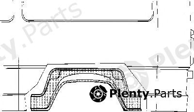  VAN WEZEL part 3070445 Mudguard