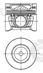  NÜRAL part 8743190700 Piston