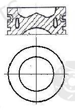  NÜRAL part 87-139507-00 (8713950700) Piston