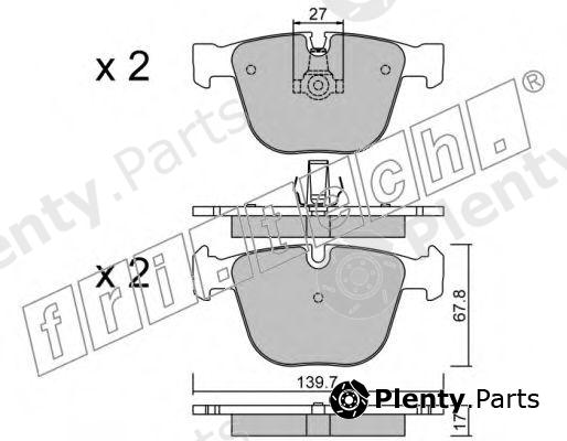  fri.tech. part 789.9 (7899) Brake Pad Set, disc brake
