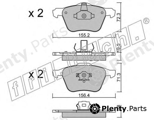  fri.tech. part 850.0 (8500) Brake Pad Set, disc brake