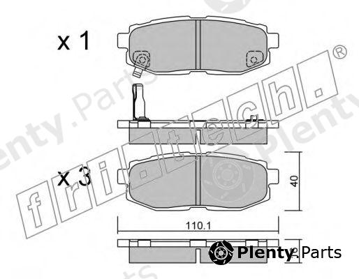  fri.tech. part 892.0 (8920) Brake Pad Set, disc brake