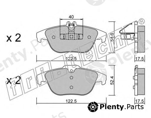  fri.tech. part 682.2 (6822) Brake Pad Set, disc brake
