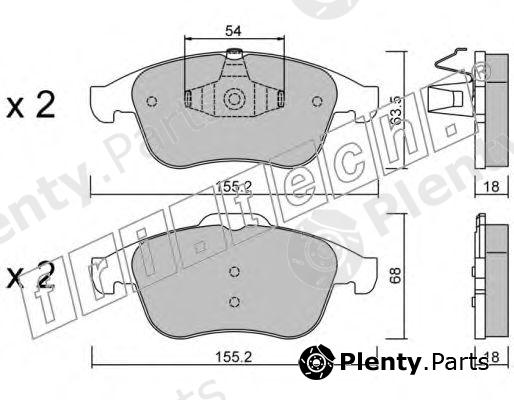  fri.tech. part 819.2 (8192) Brake Pad Set, disc brake