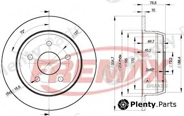  FREMAX part BD-5118 (BD5118) Brake Disc