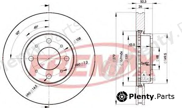  FREMAX part BD-5902 (BD5902) Brake Disc