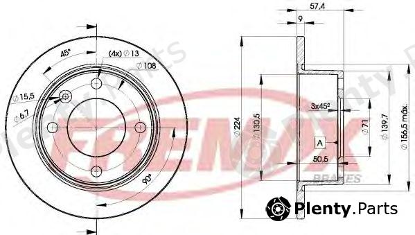  FREMAX part BD-7811 (BD7811) Brake Disc