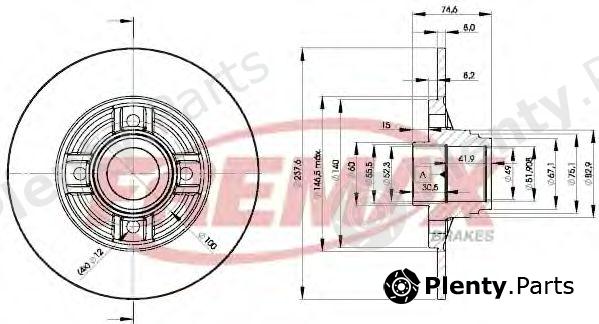  FREMAX part BD-8078 (BD8078) Brake Disc