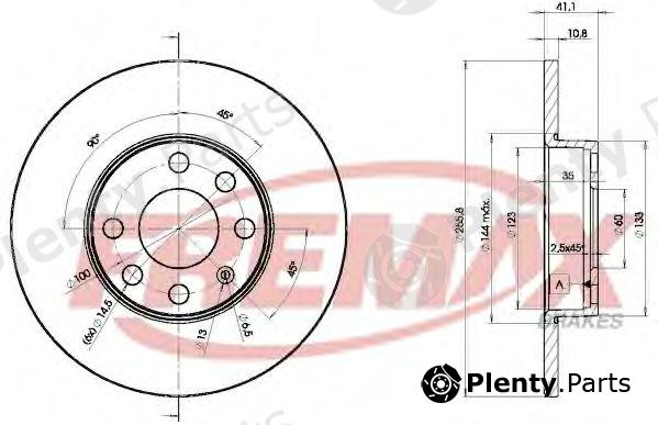 FREMAX part BD-9058 (BD9058) Brake Disc