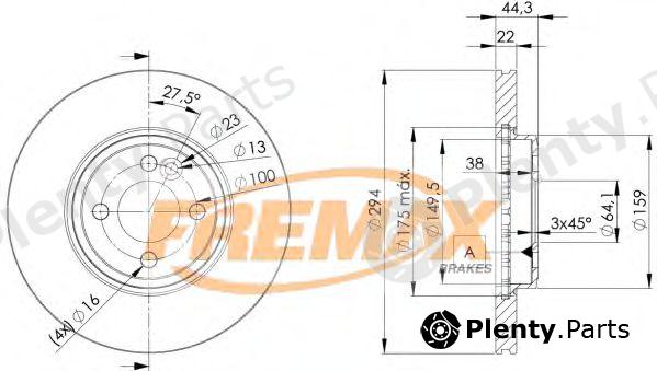  FREMAX part BD-8570 (BD8570) Brake Disc