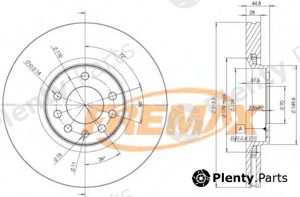  FREMAX part BD-9005 (BD9005) Brake Disc