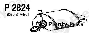  FENNO part P2824 End Silencer