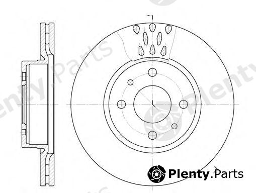  REMSA part 6186.10 (618610) Brake Disc