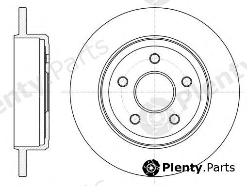  REMSA part 61211.00 (6121100) Brake Disc