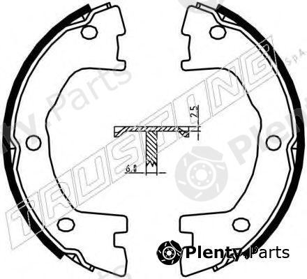  TRUSTING part 034.120 (034120) Brake Shoe Set, parking brake