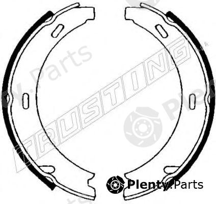  TRUSTING part 052.121 (052121) Brake Shoe Set, parking brake