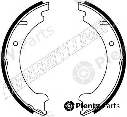  TRUSTING part 127.272 (127272) Brake Shoe Set, parking brake