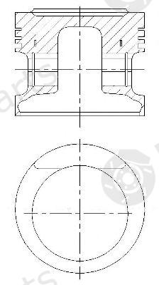  NÜRAL part 87-109707-20 (8710970720) Piston