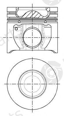  NÜRAL part 87-148107-30 (8714810730) Piston