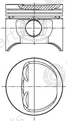  NÜRAL part 87-783606-00 (8778360600) Piston