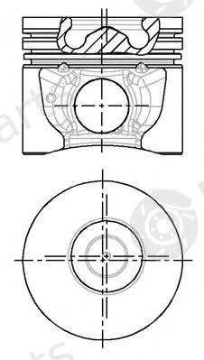  NÜRAL part 8710700700 Piston