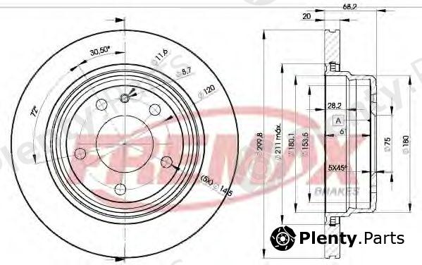  FREMAX part BD-2459 (BD2459) Brake Disc