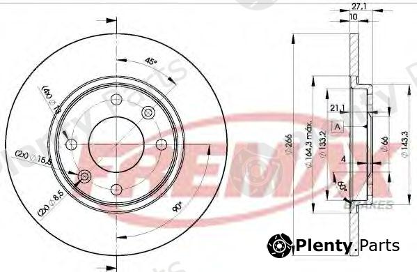  FREMAX part BD-4688 (BD4688) Brake Disc