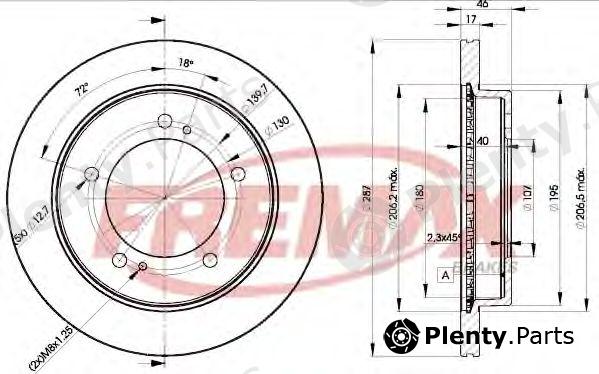  FREMAX part BD-5600 (BD5600) Brake Disc