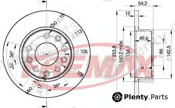  FREMAX part BD-7307 (BD7307) Brake Disc