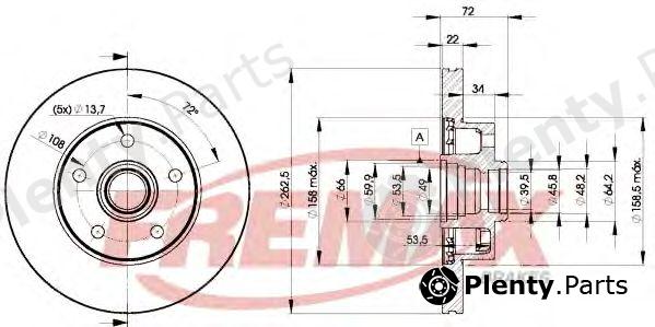  FREMAX part BD-9156 (BD9156) Brake Disc