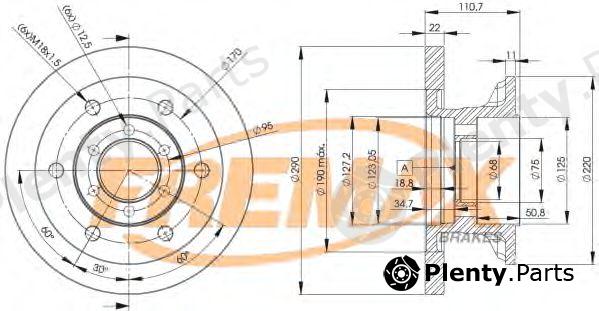  FREMAX part BD-8772 (BD8772) Brake Disc