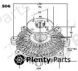  JAPKO part 36506 Clutch, radiator fan