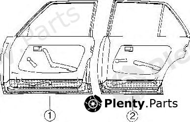  VAN WEZEL part 3010276 Door, body