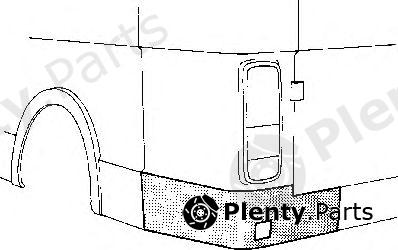  VAN WEZEL part 5858132 Sidewall