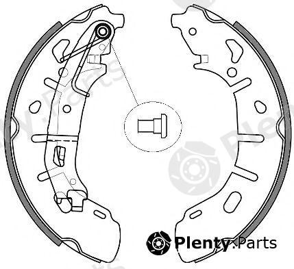  REMSA part 4263.00 (426300) Brake Shoe Set