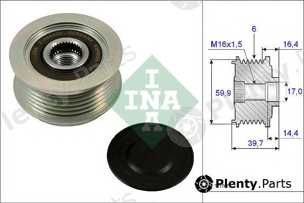  INA part 535024110 Alternator Freewheel Clutch