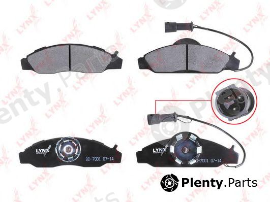  LYNXauto part BD-7001 (BD7001) Brake Pad Set, disc brake