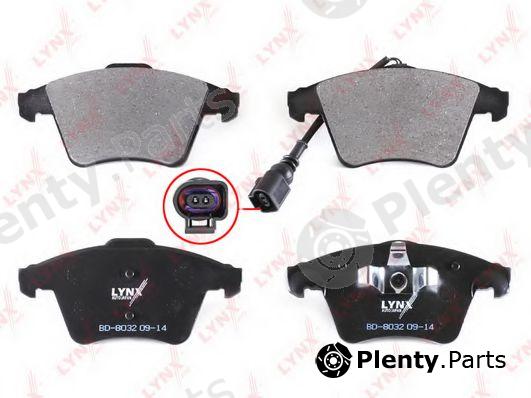  LYNXauto part BD-8032 (BD8032) Brake Pad Set, disc brake