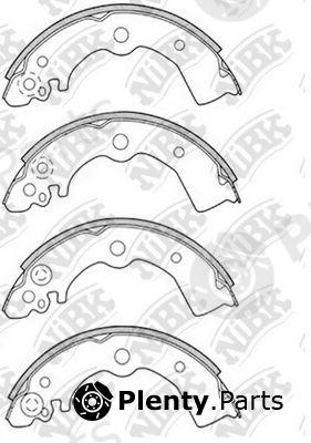 NiBK part FN1185 Brake Shoe Set