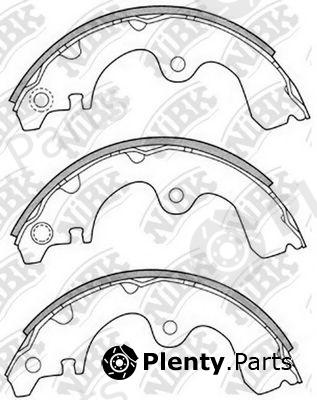  NiBK part FN2326 Brake Shoe Set