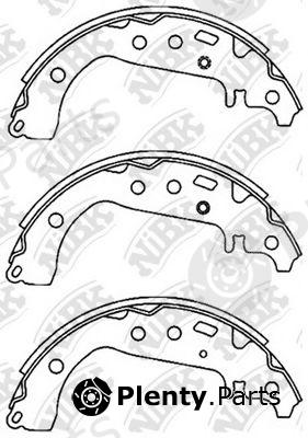  NiBK part FN2383 Brake Shoe Set