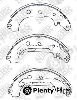  NiBK part FN3427 Brake Shoe Set