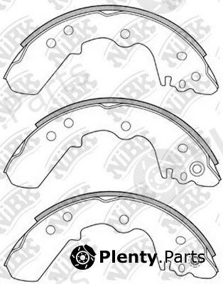  NiBK part FN4452 Brake Shoe Set